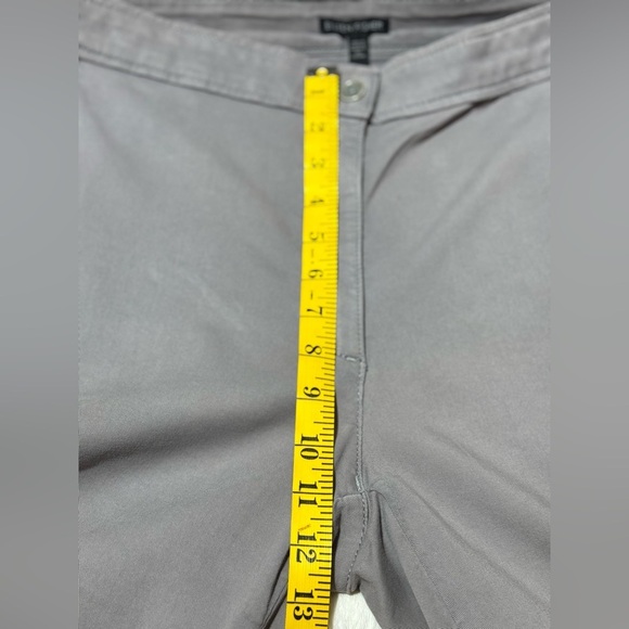 Eileen Fisher Organic Cotton Pant Size 12 Super Soft And Lightweight khaki grey - Picture 8 of 11